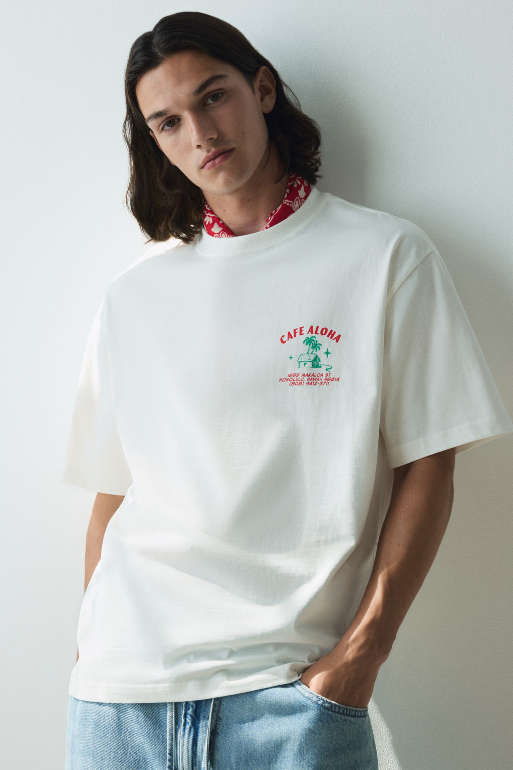 Camiseta con motivo estampado Loose Fit - H&m фото 10