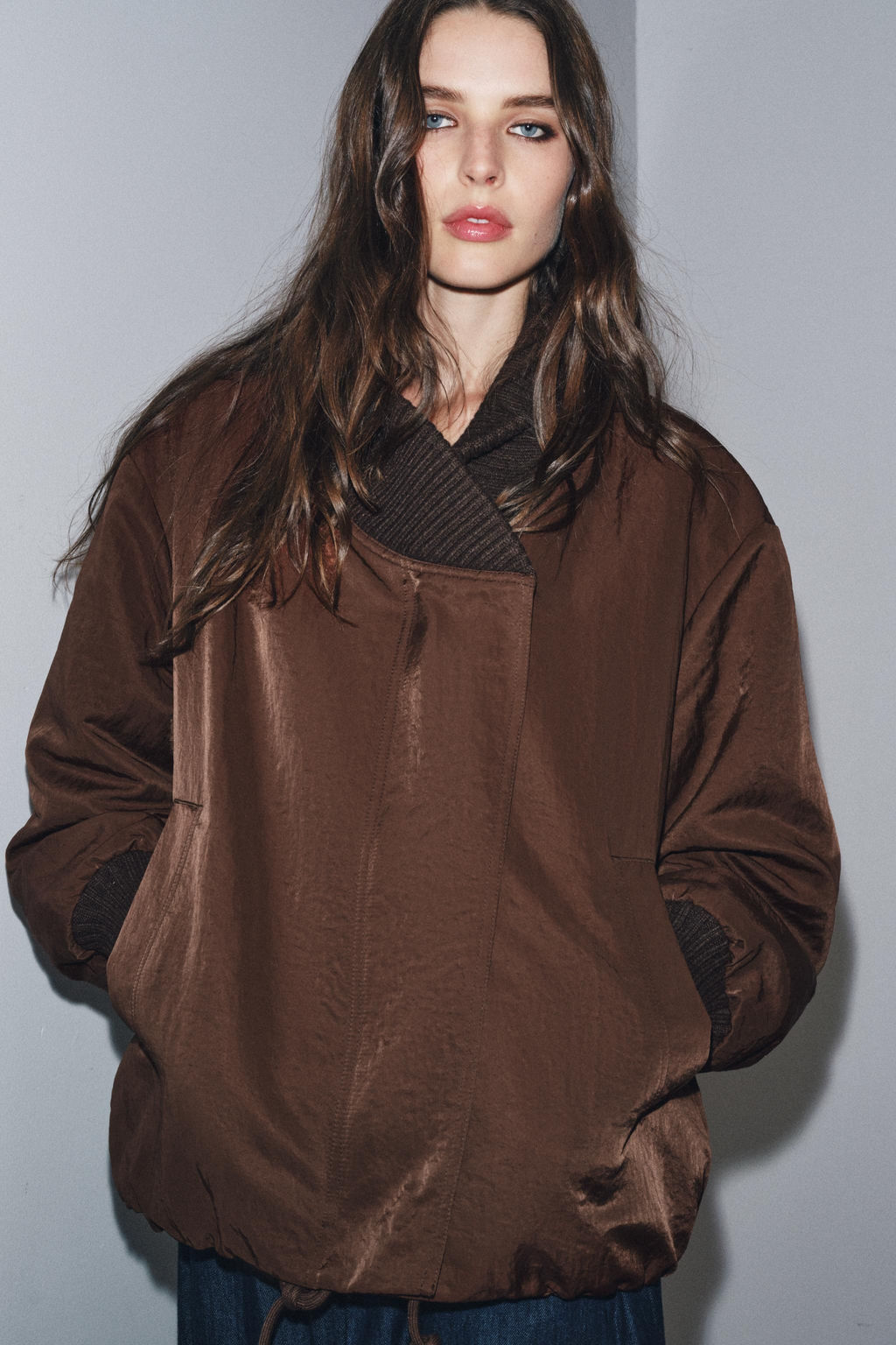 ZW COLLECTION RIBBED JACKET - Zara фото 2