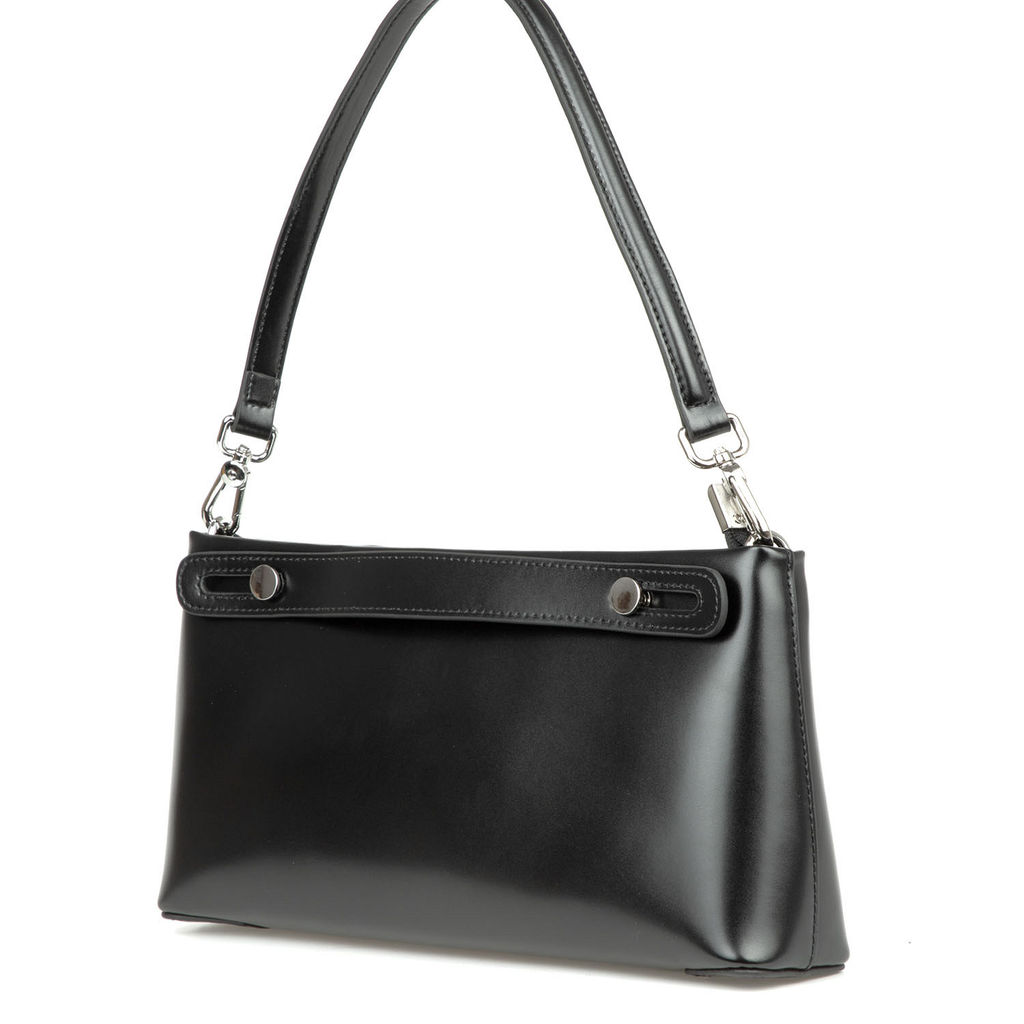 1131 black, Женская кожаная сумка, Barcelo Biagi
