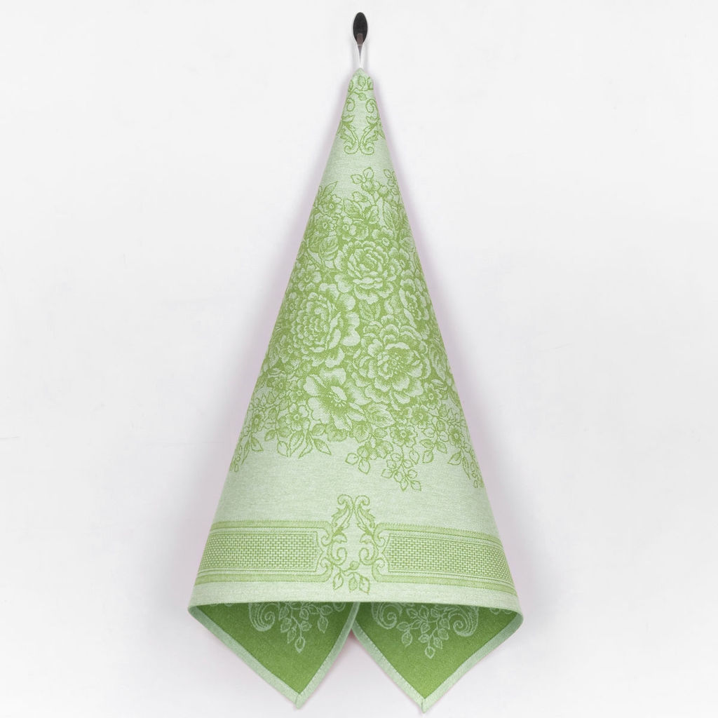 07с-39ЯК 50*70 Полотенце "Марина" цв. салат