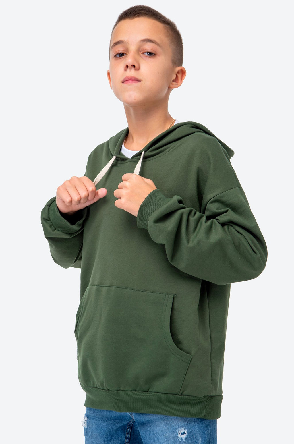 Толстовка для мальчика из футера с начесом Happyfox