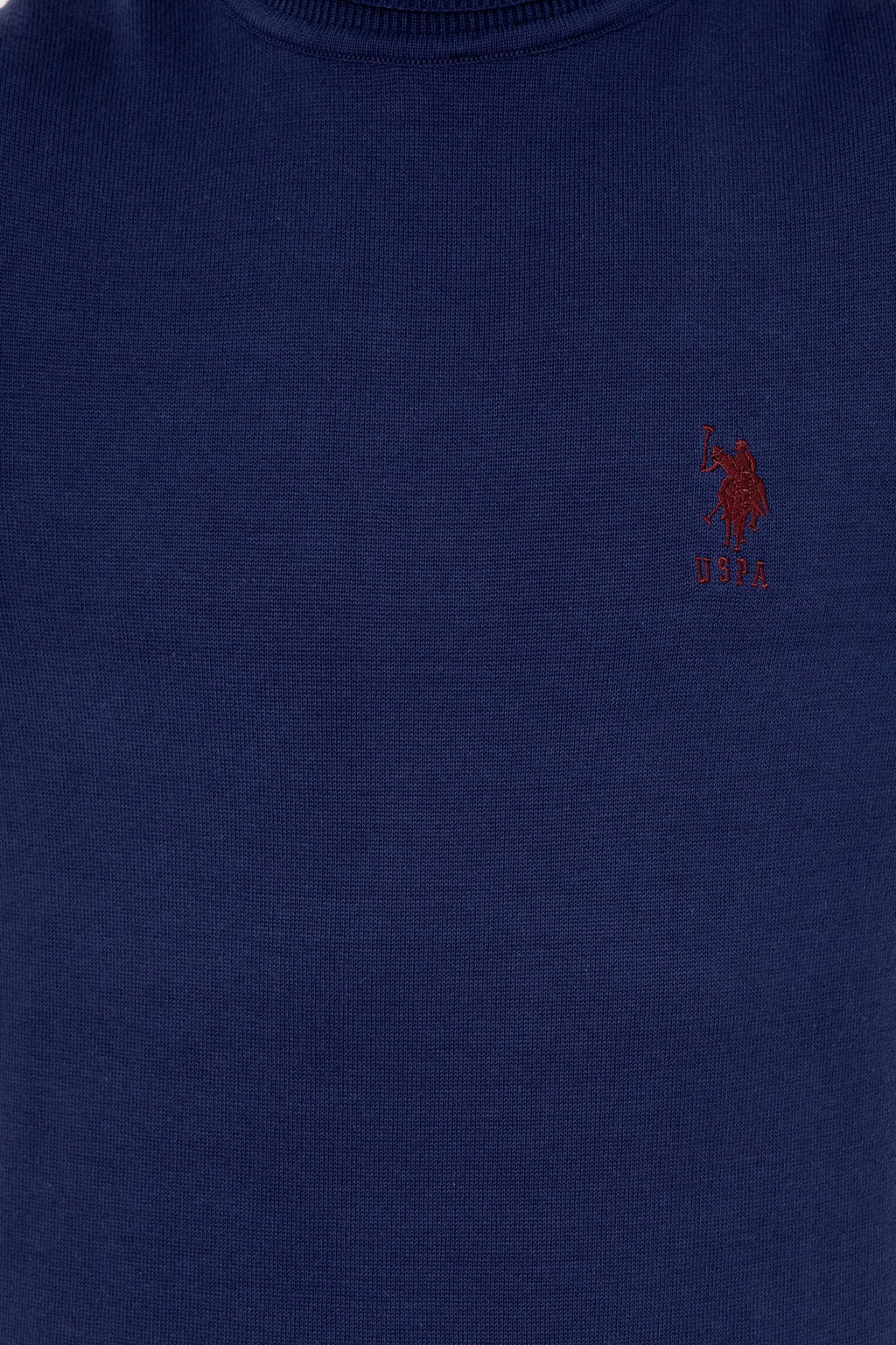 Мужской синий трикотажный свитер Basic - U.s. polo assn фото 18
