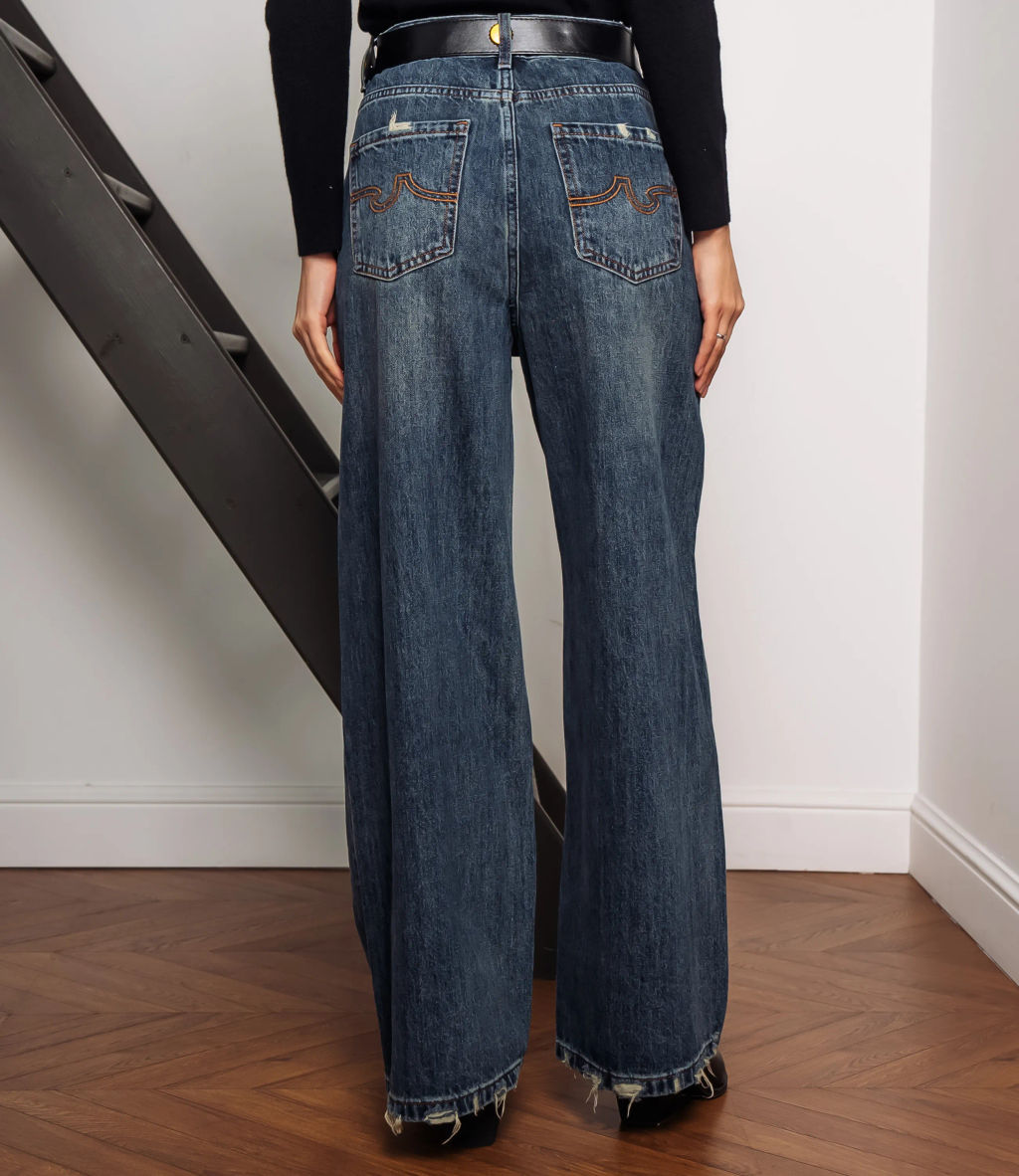 Джинсы #КТ88170, синий - Dommod фото 3