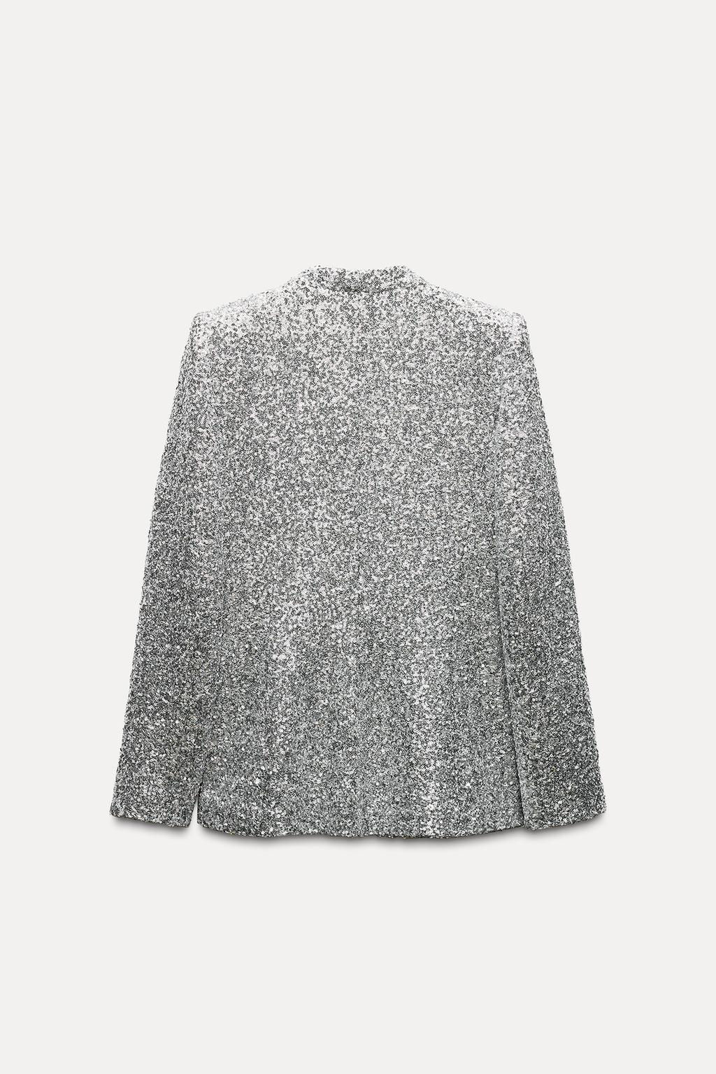 SEQUIN BLAZER - Zara фото 5