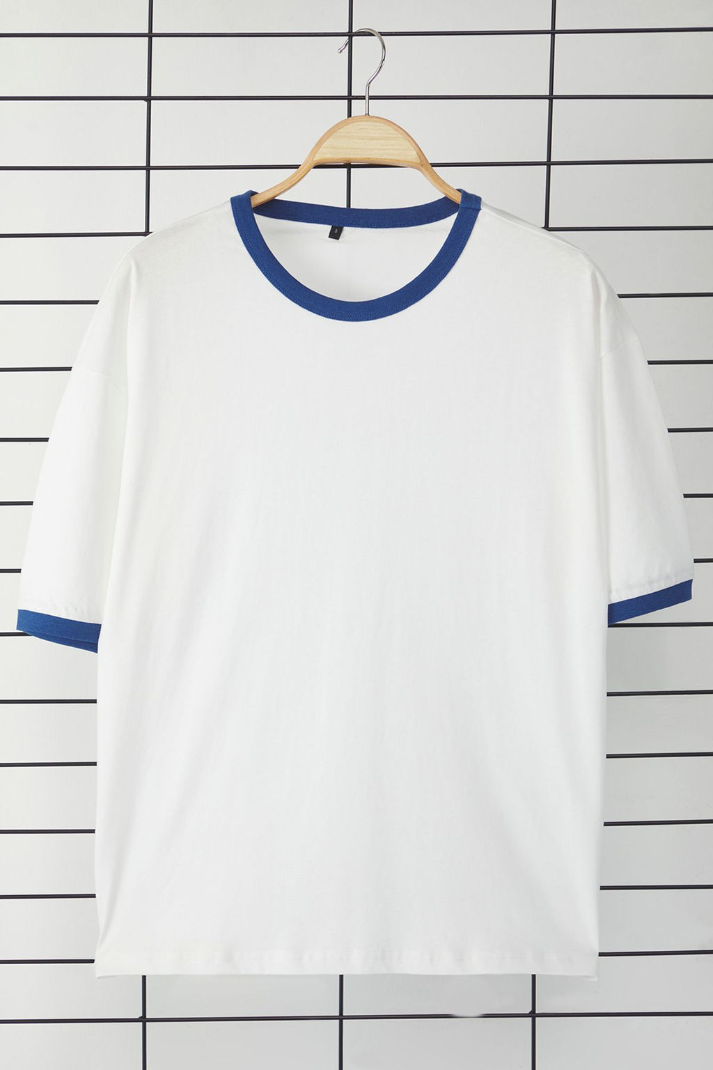 TRENDYOL MAN Unisex Saks Oversize/Genis Kesim Kollar? Seritli %100 Pamuklu T-Shirt TMNSS25TS00099 - Trendyolmilla фото 9