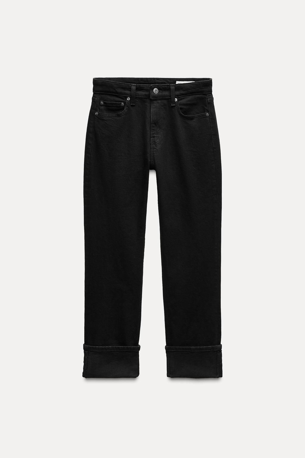 ZW COLLECTION SLIM MID-WAIST JEANS - Zara фото 38