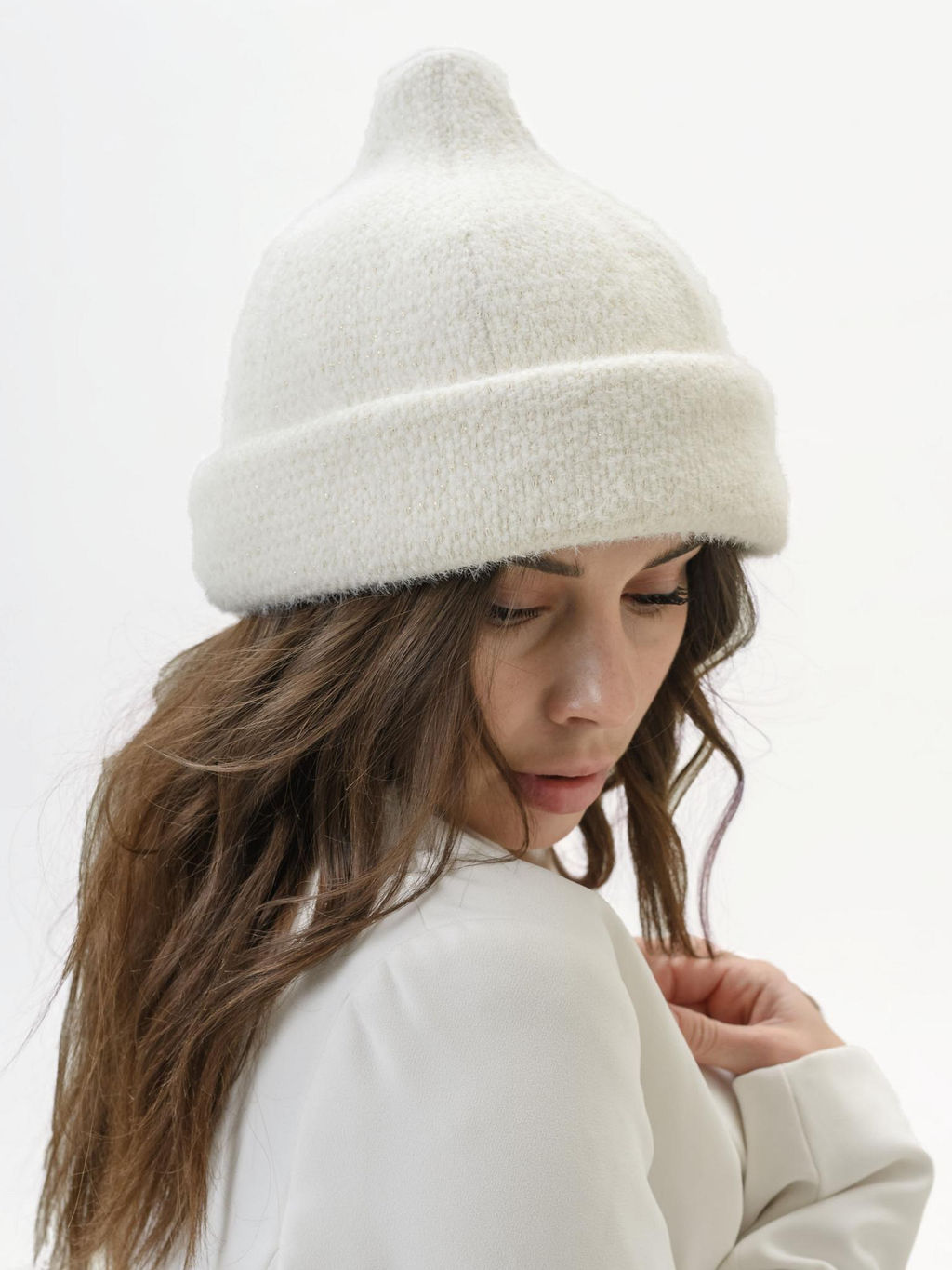 Л25-4 Шляпа луковка Альпака люрекс