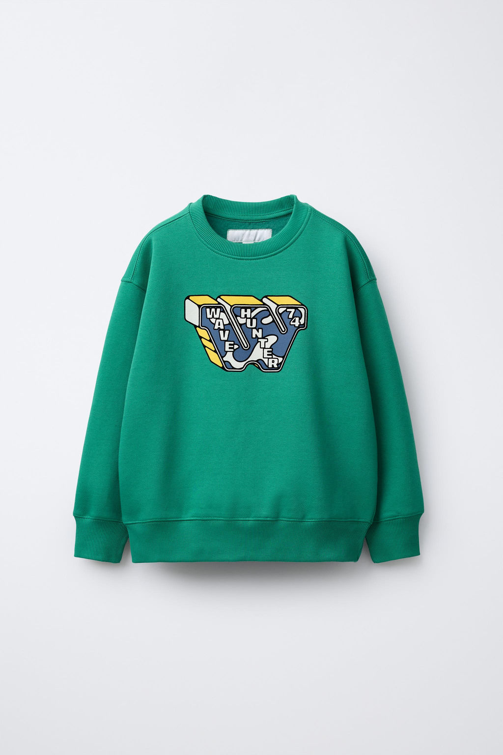 FLOCK PRINT SWEATSHIRT