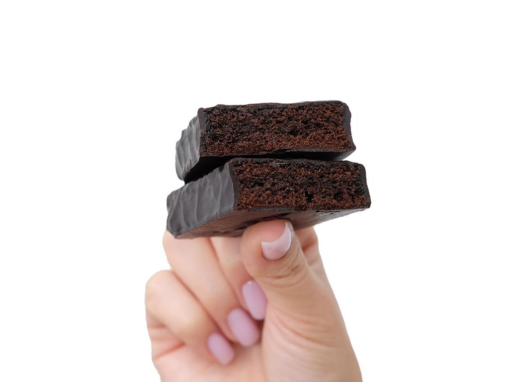 Пирожное протеиновое 12%, 50 гр. брауни апельсиновое