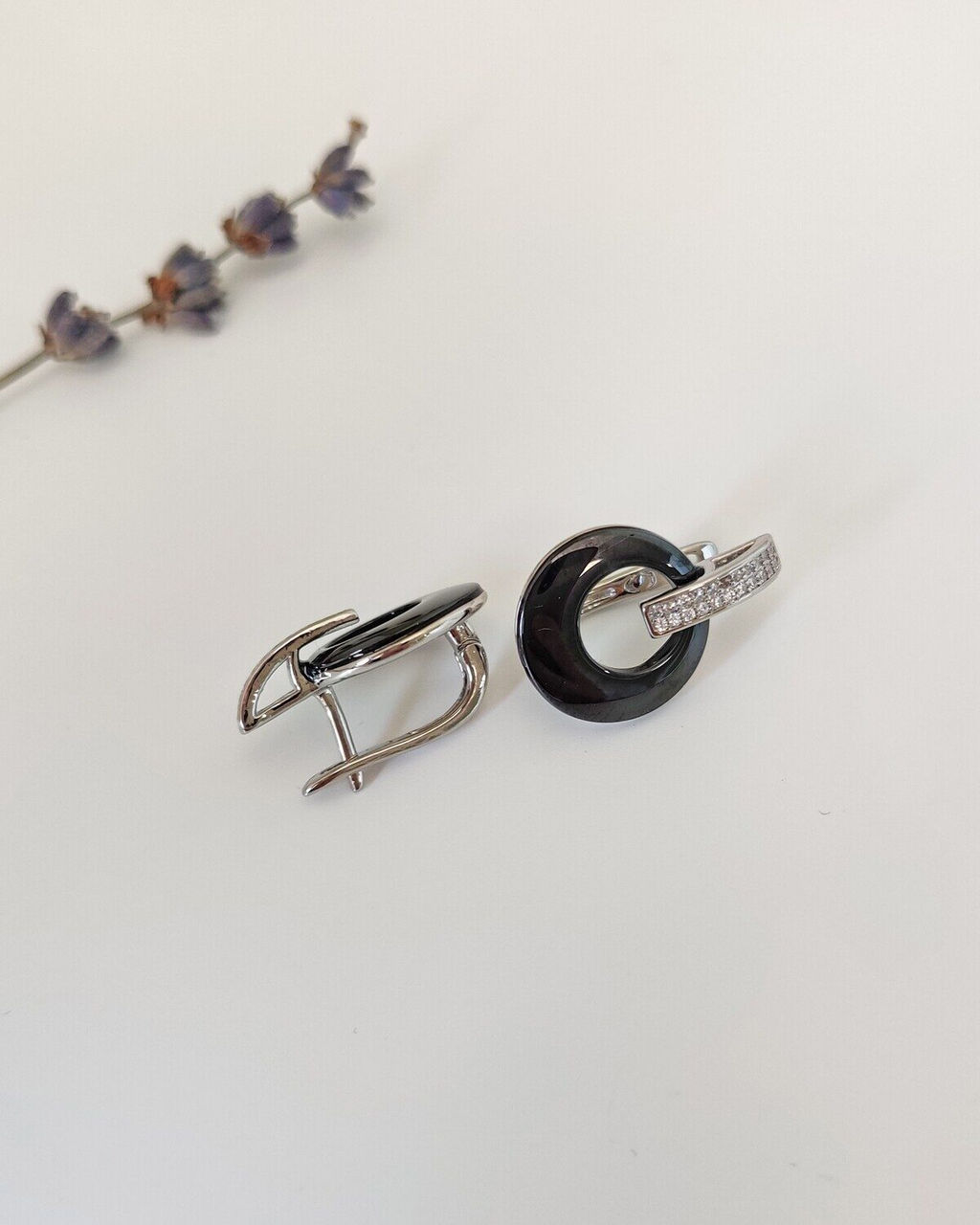 Серьги с керамикой