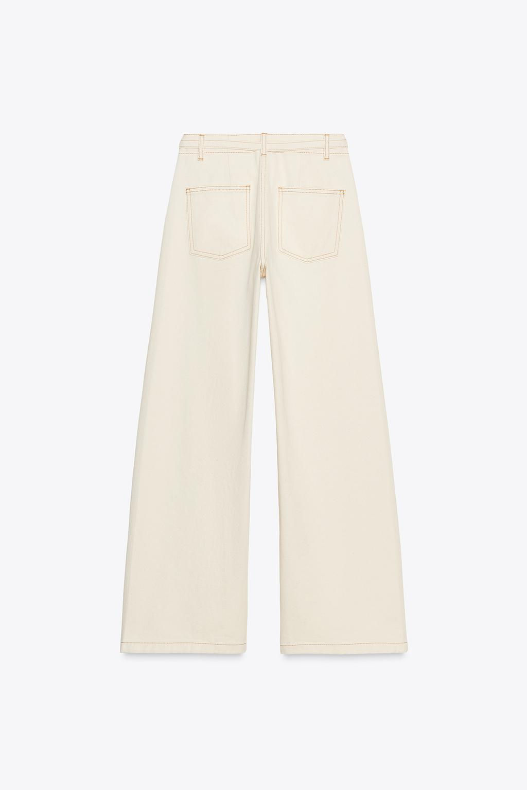Z1975 HIGH-WAIST BOOTCUT JEANS WITH BELT - Zara фото 8