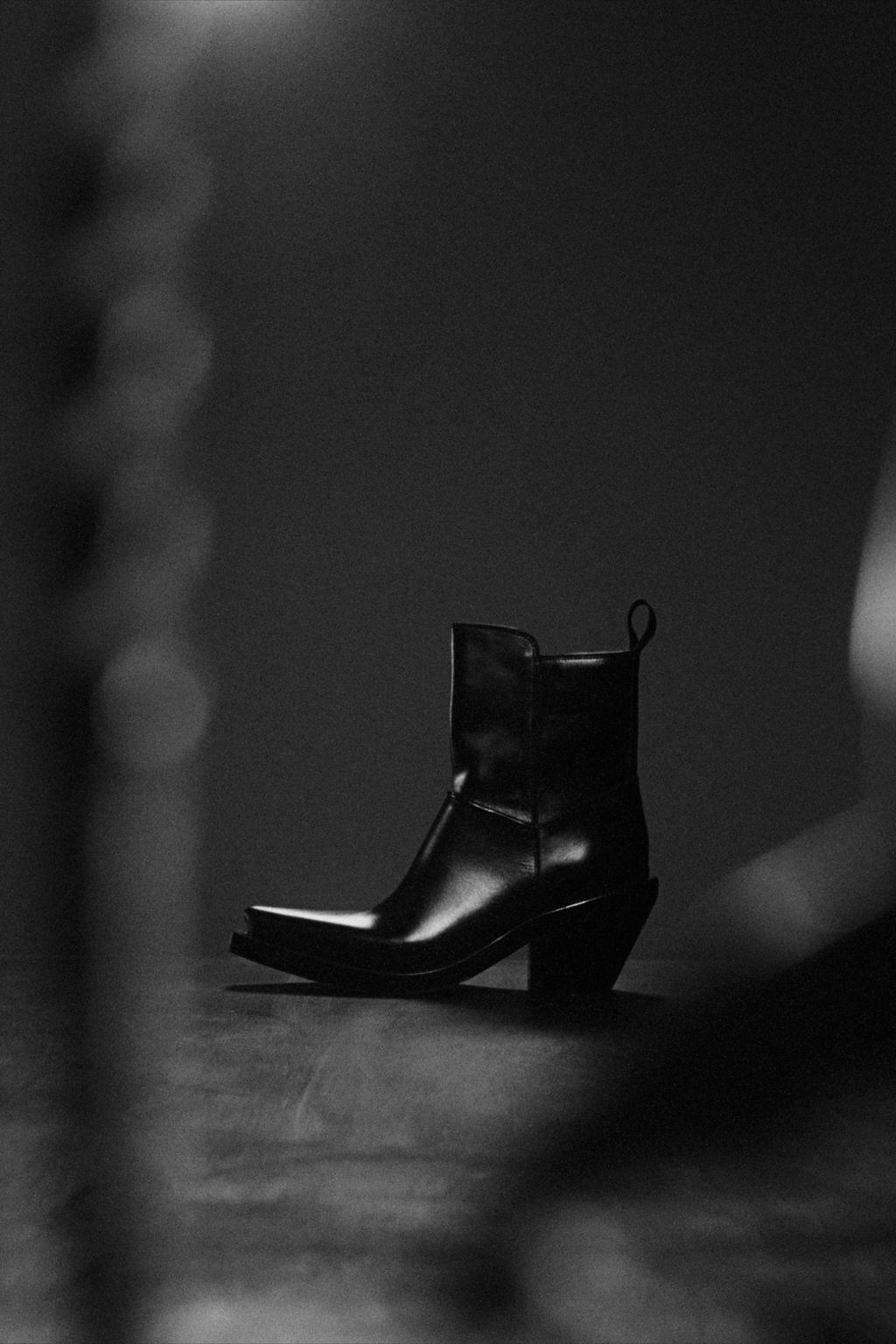 LIMITED EDITION LEATHER COWBOY ANKLE BOOTS - Zara фото 8