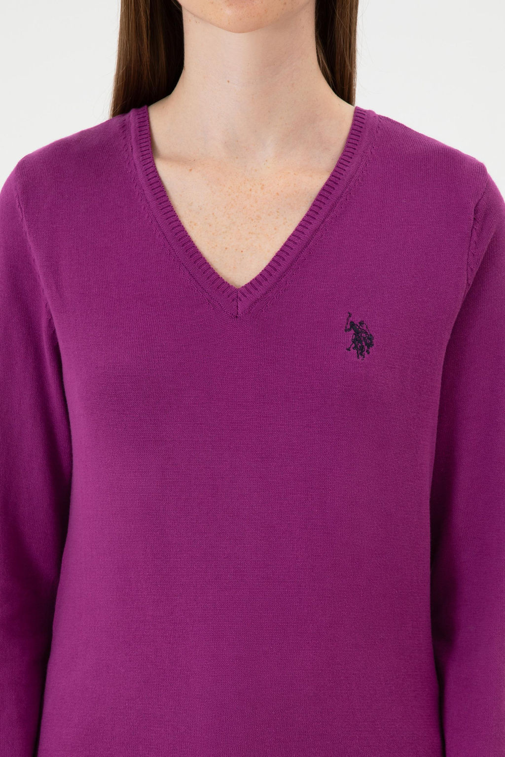 Kad_n Violet Basic Kazak Sepette S_rpriz _ndirim - U.s. polo assn фото 6
