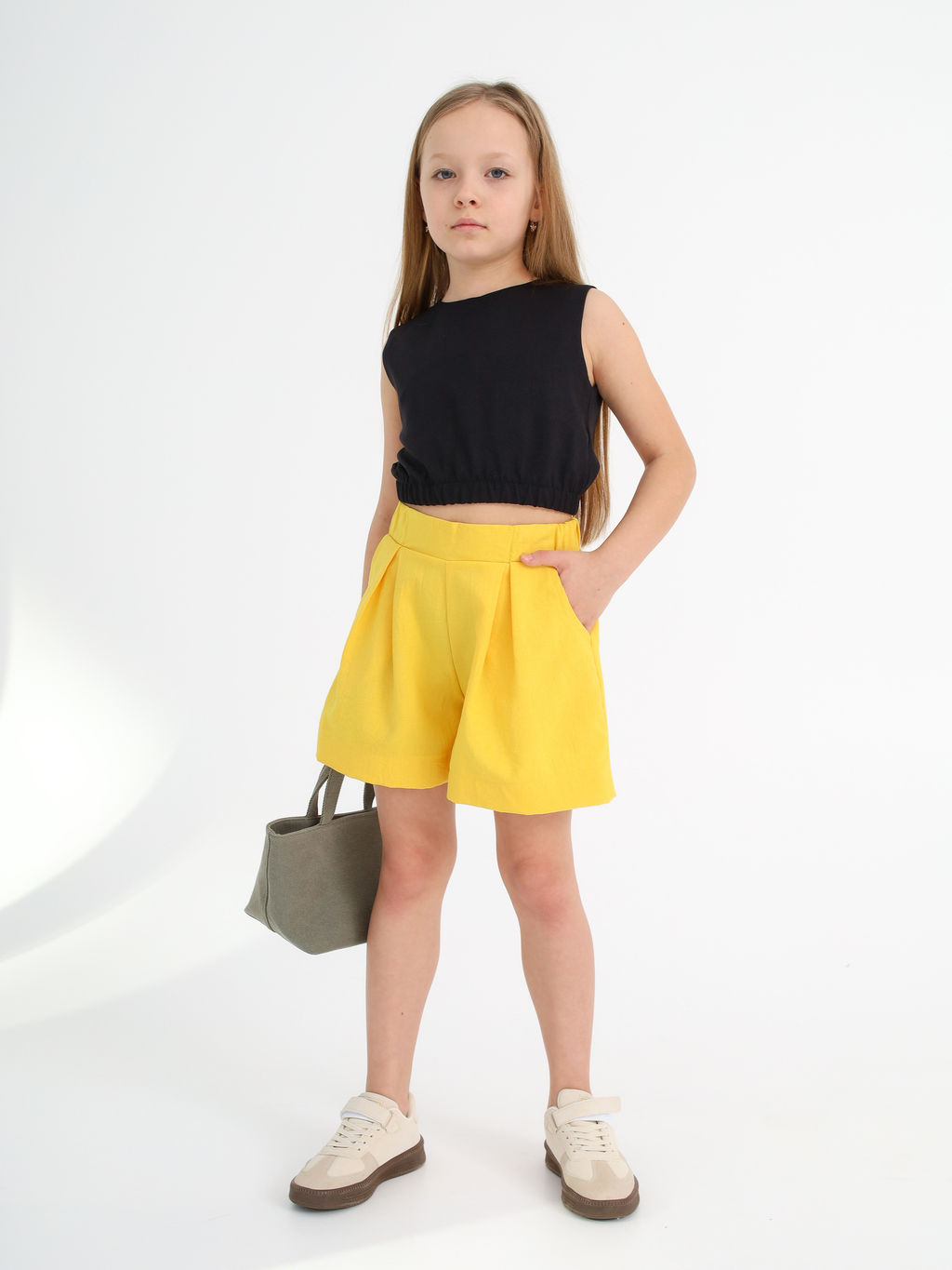 Солоха льняная с узлом, белая - Inzibe фото 32