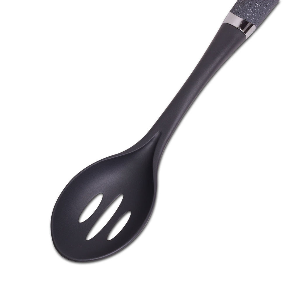 Поварская ложка с отверстиями нейлоновая 35см (5026) /KAMILLE/  фото 2