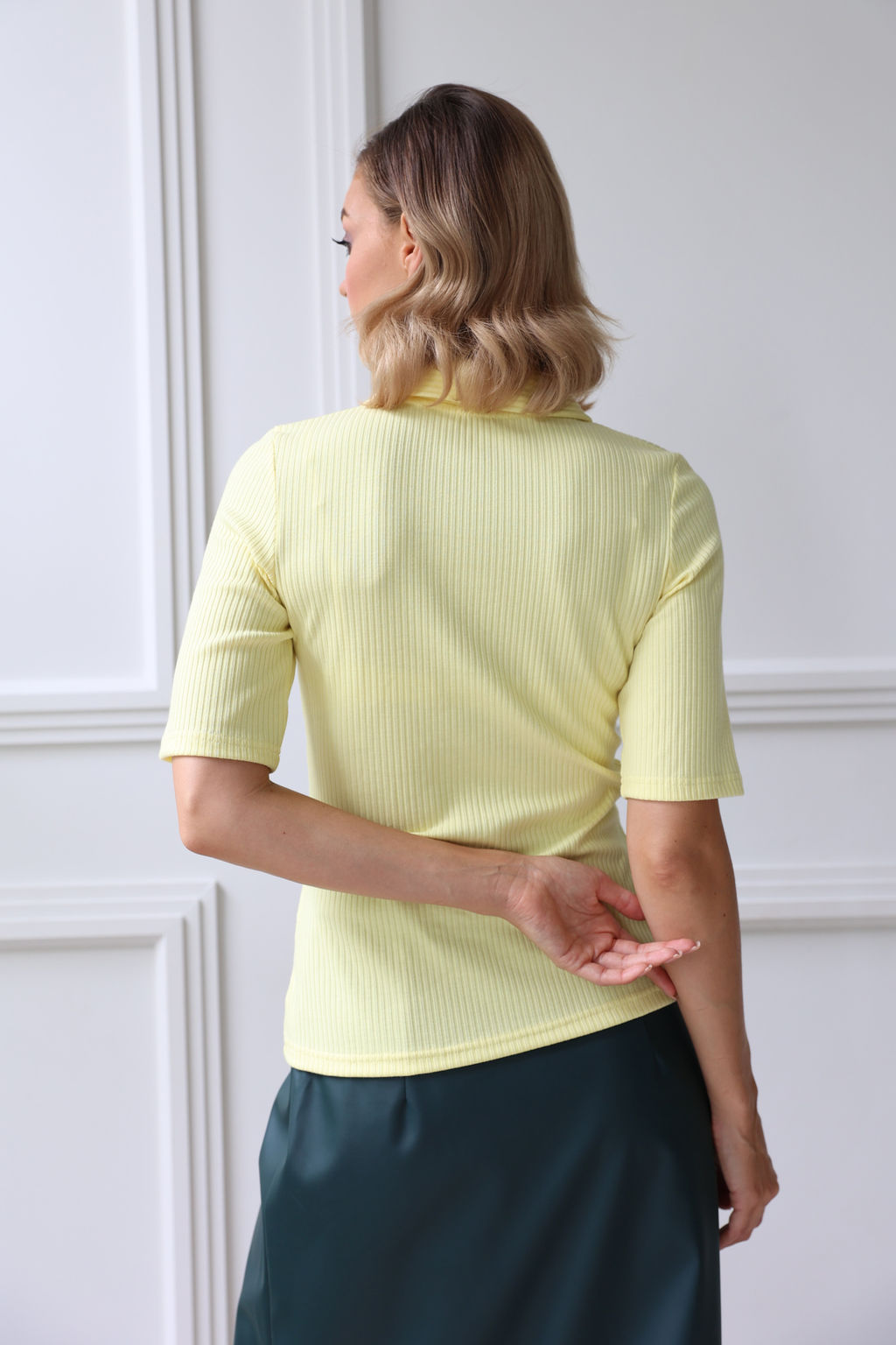 Футболка с воротом и V- вырезом - Looklikecat фото 4