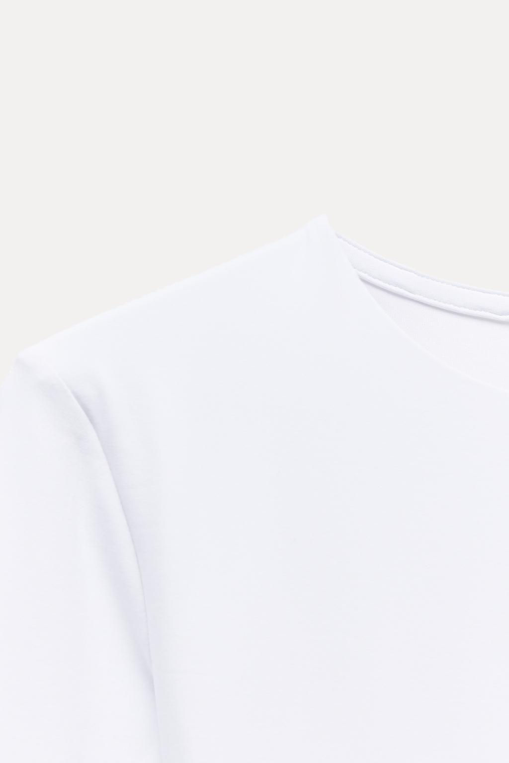 LONG SLEEVE POLYAMIDE BODYSUIT - Zara фото 24