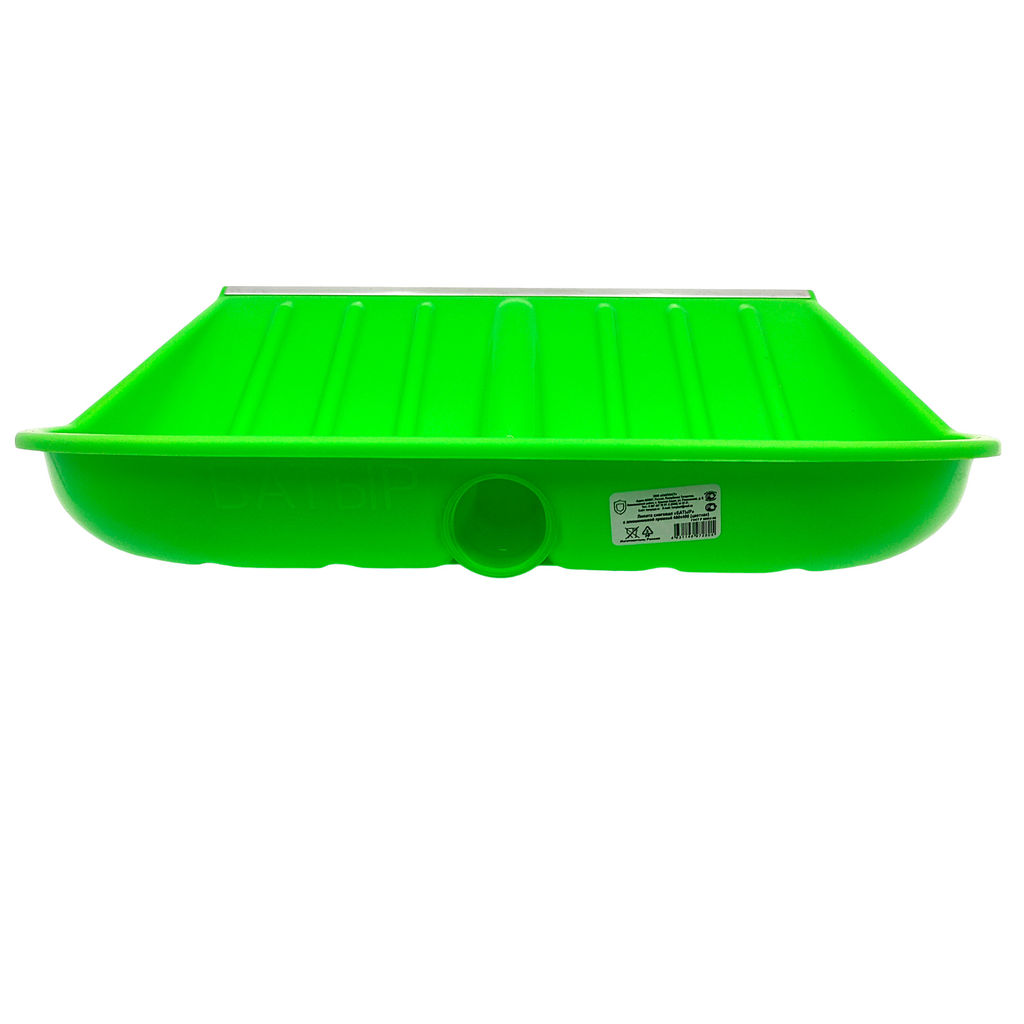 Лопата снеговая "Батыр" п/эт. цветная, с алюм.накл., без черенка, d тулейки 40мм, 480х400мм