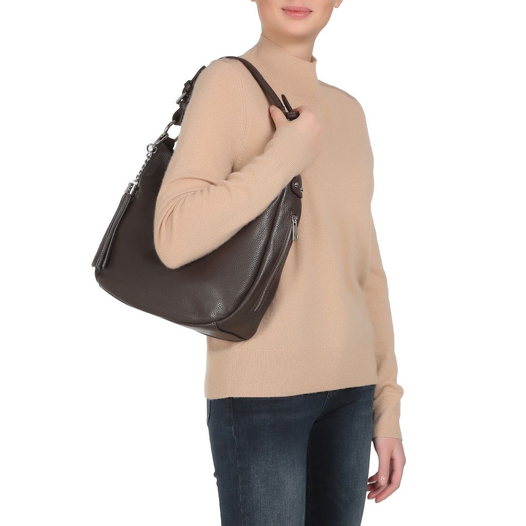 Женская сумка на плечо DIVAS BAG CARLOTA Артикул 2361703, темно-коричневый