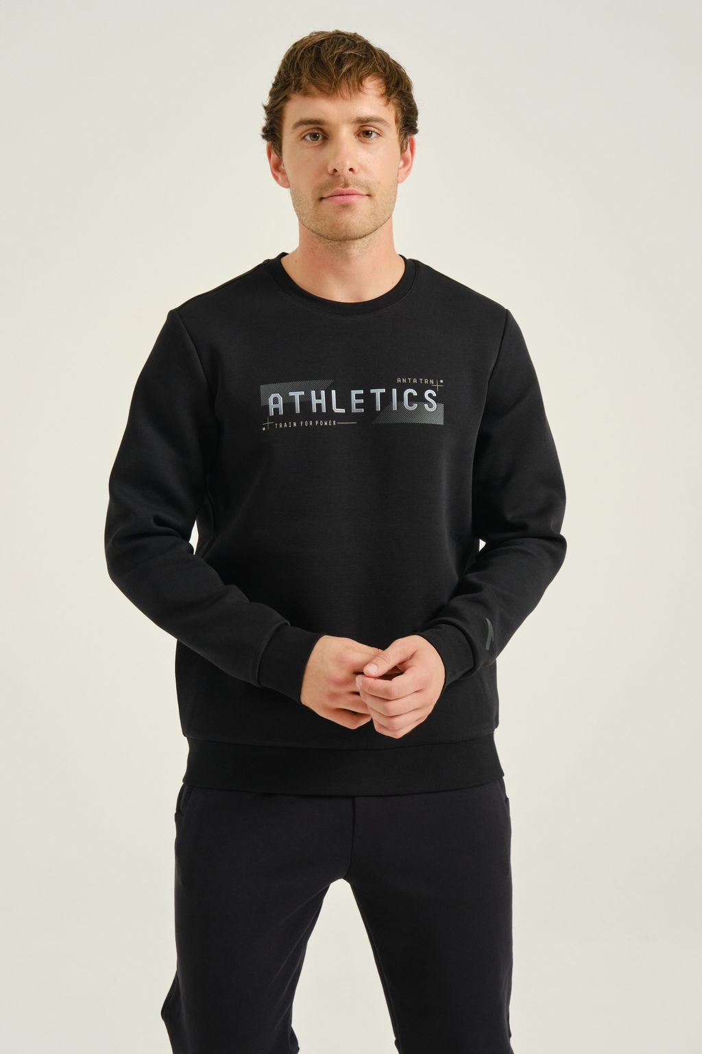 Свитшот Черный - Anta фото 4