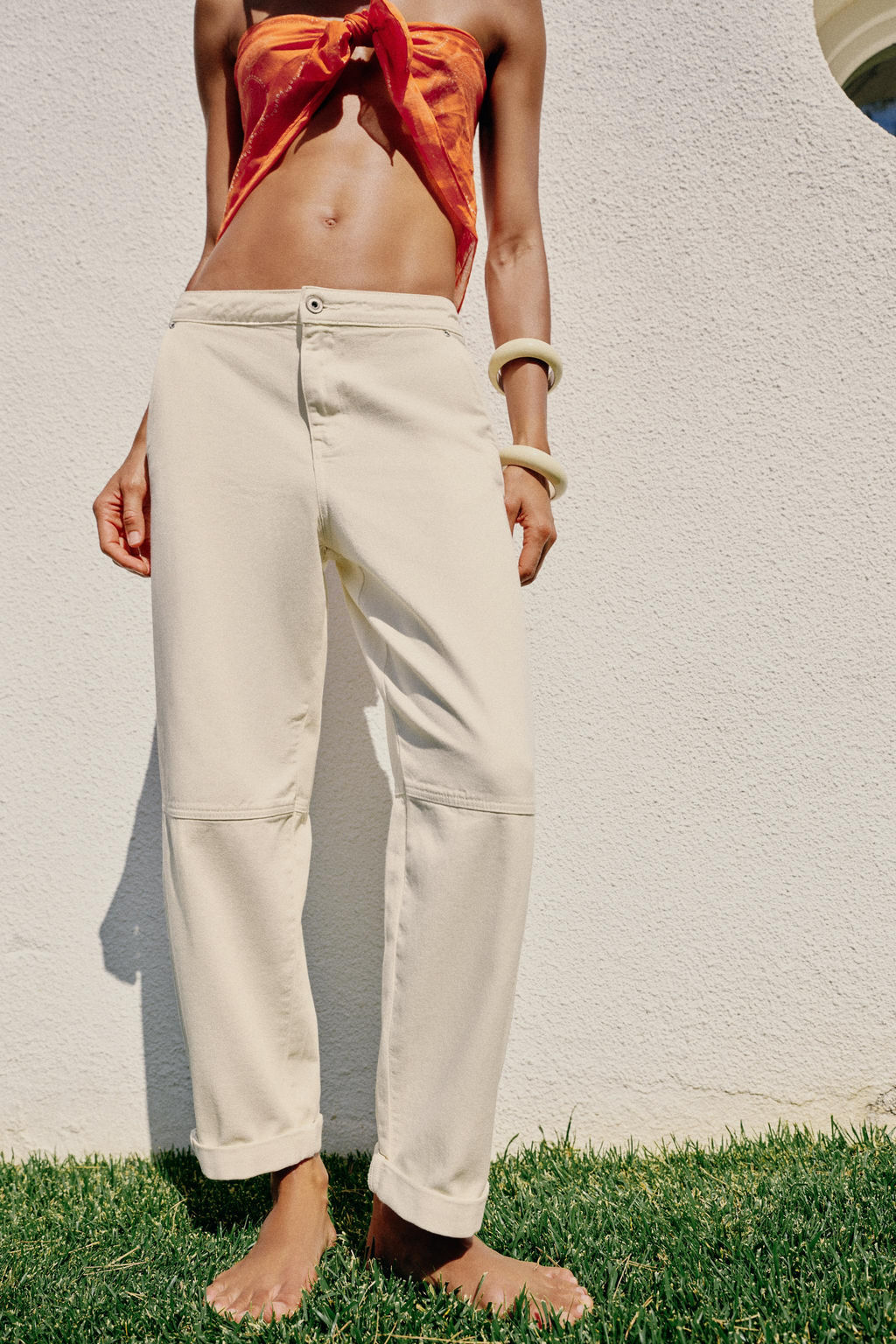 JEANS Z1975 CHINO LOOSE / Blanco roto