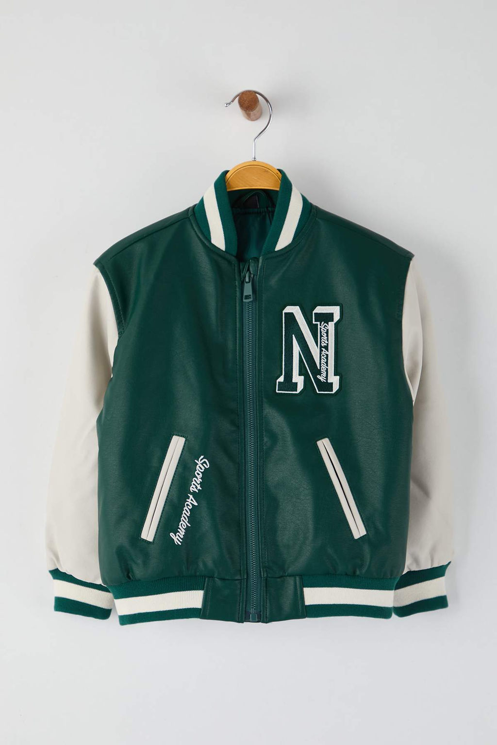 Koyu Yesil Regular Bomber Regular Unisex Cocuk Mont TKDAW26MO00000