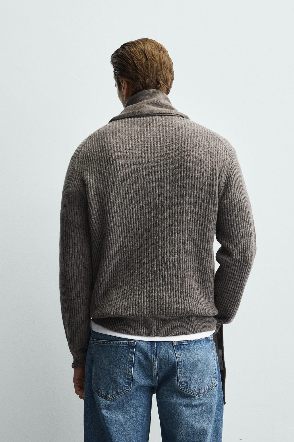 TEXTURED WOOL JUMPER - Zara фото 12
