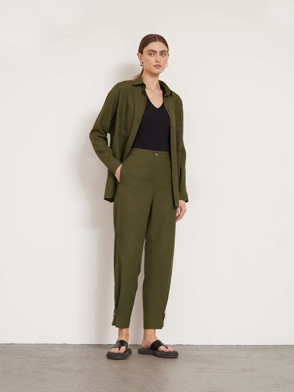 Брюки зауженного кроя - Emka фото 4