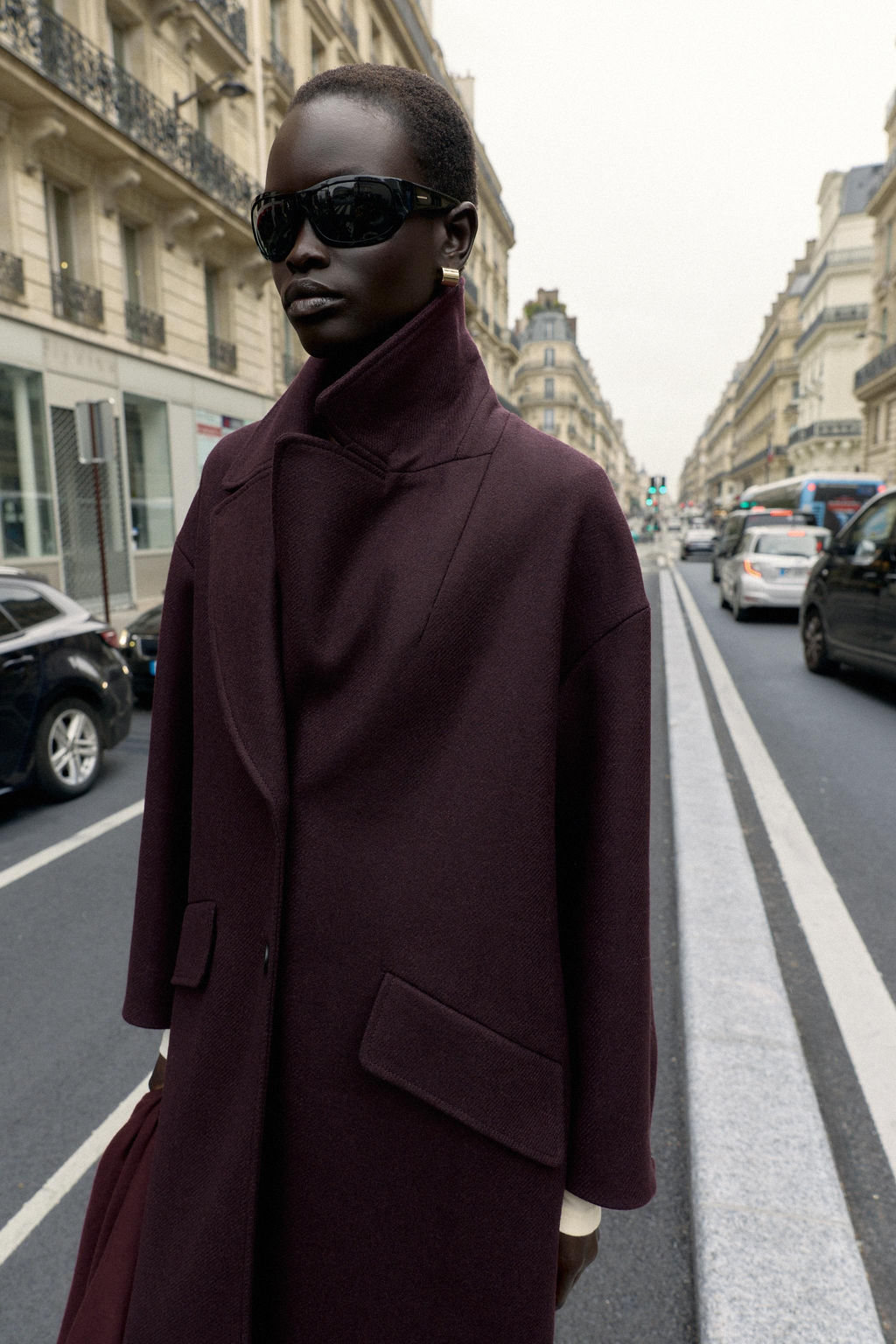 OVERSIZED LONG COAT - Zara фото 6