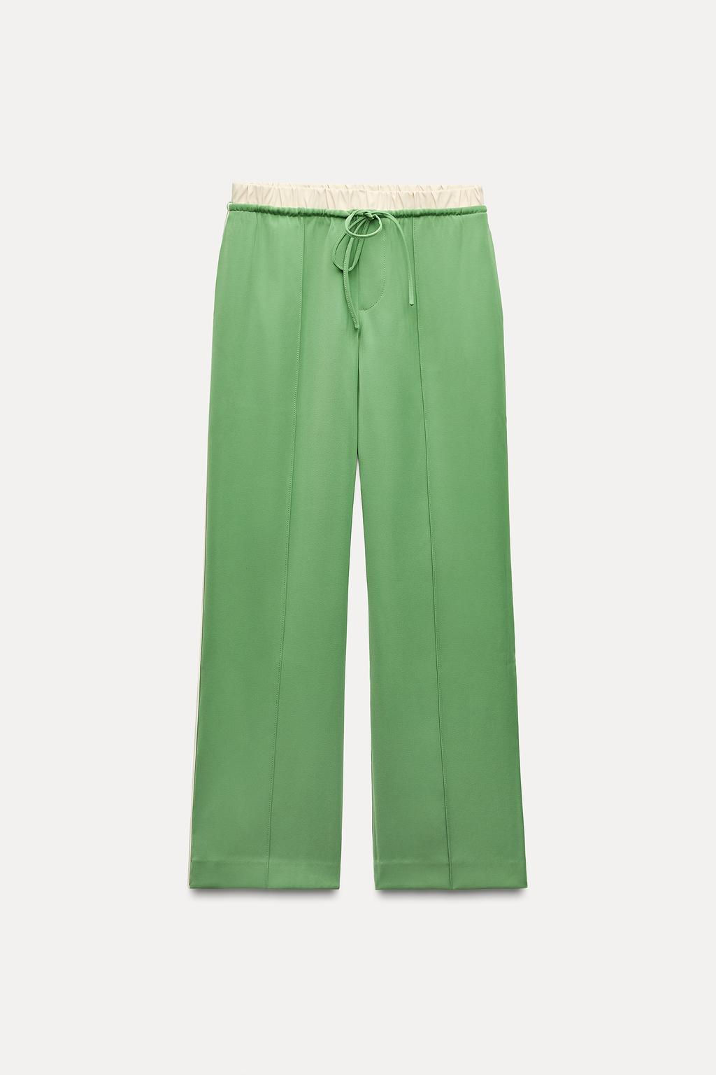 TROUSERS WITH SIDE TRIMS - Zara фото 6