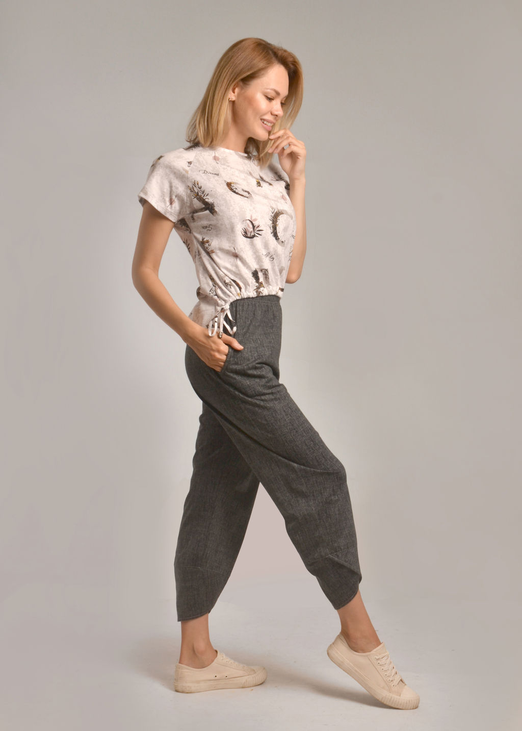 Костюм с брюками ВИЖН (серый №3) - Ивановская трикотажная компания фото 3