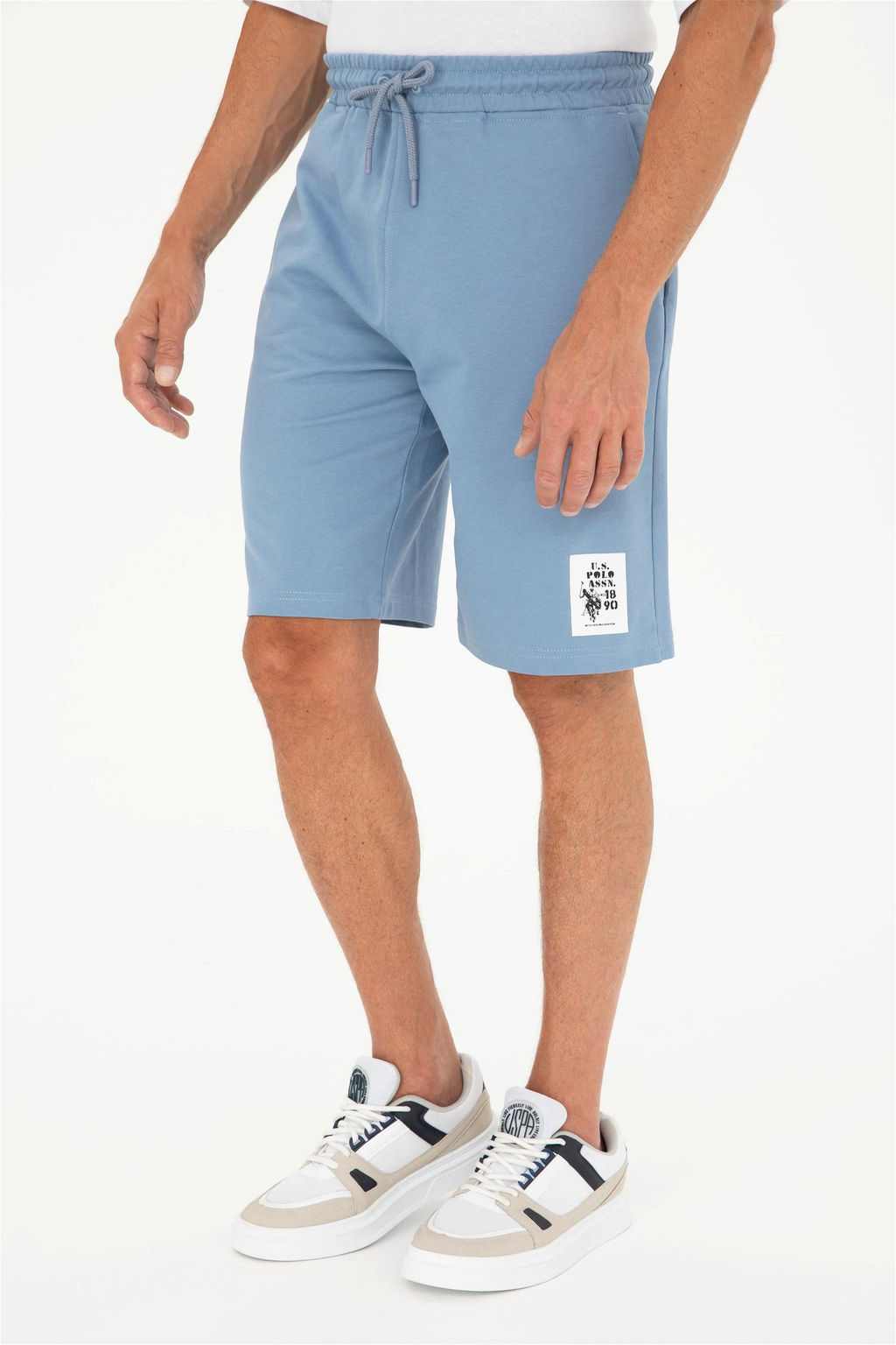 Мужские трикотажные шорты цвета индиго Неожиданная скидка в корзине - U.s. polo assn фото 2