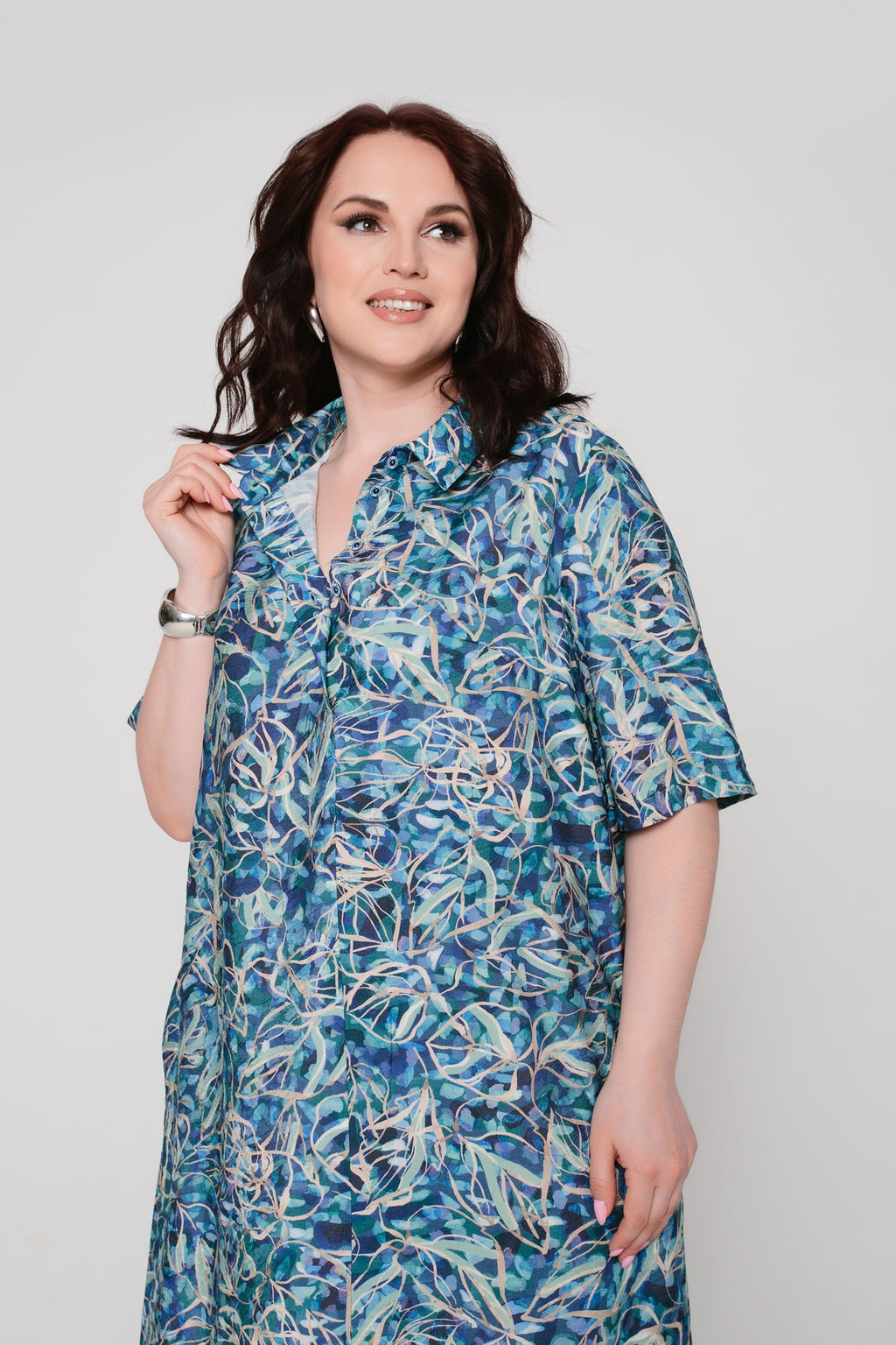 штапель 100% вискоза Платье - Prima linea фото 6