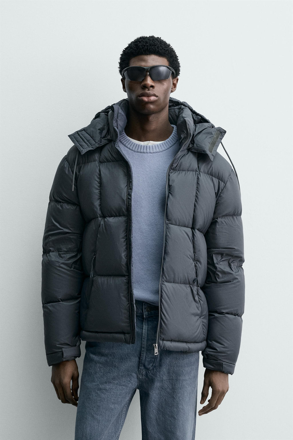 100% FEATHER WATER-REPELLENT PUFFER JACKET - Zara фото 2