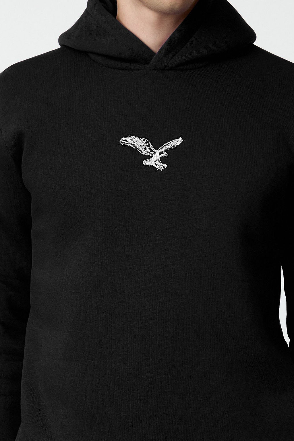 TRENDYOL MAN Mavi Regular/Normal Kesim Hayvan Nak?sl? Ici Polarl? Kapusonlu Sweatshirt TMNAW25SW00094 - Trendyolmilla фото 12