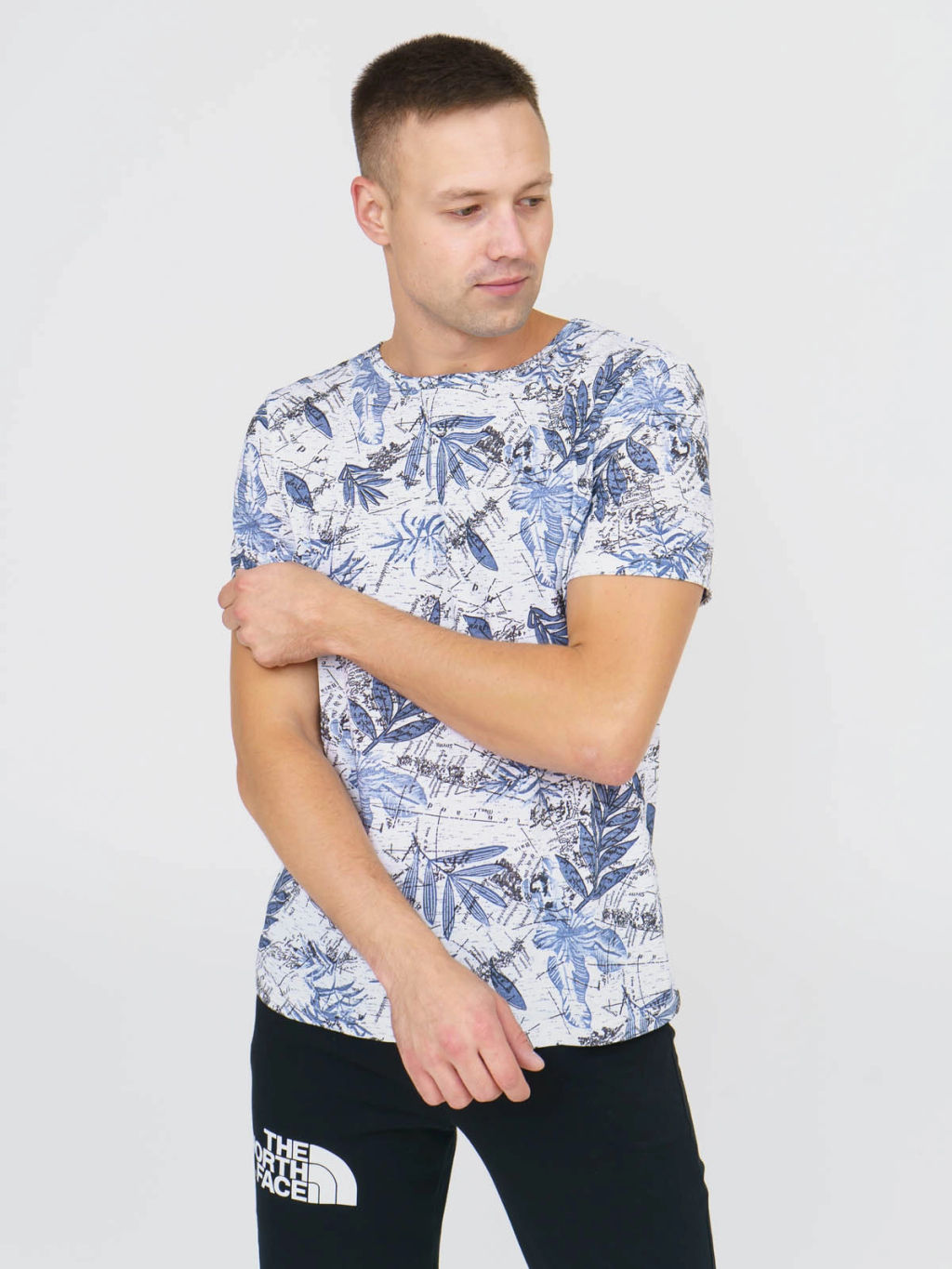 Футболка мужская , цвет синий