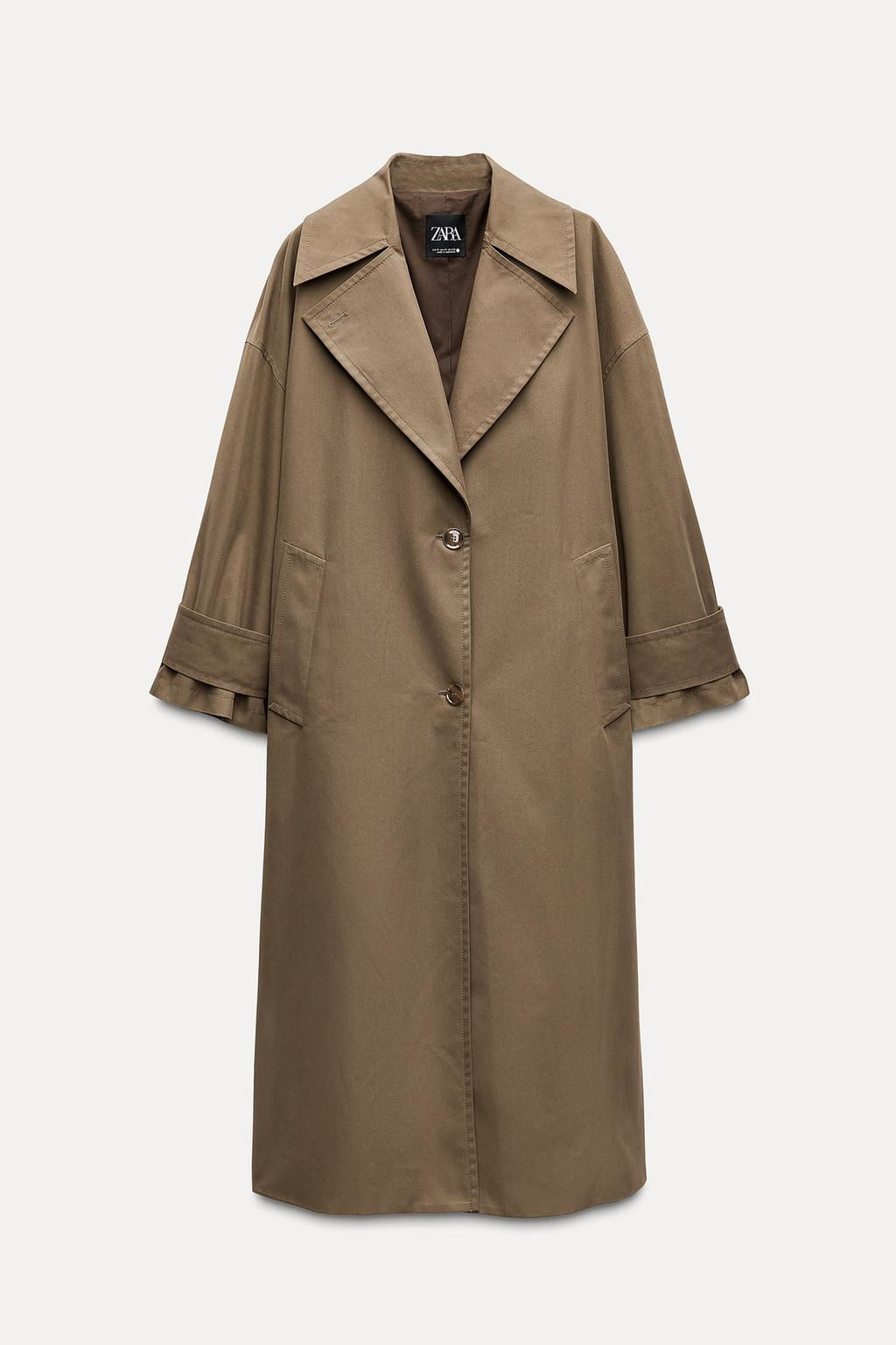 OVERSIZE LAYERED TRENCH COAT ZW COLLECTION - Zara фото 7