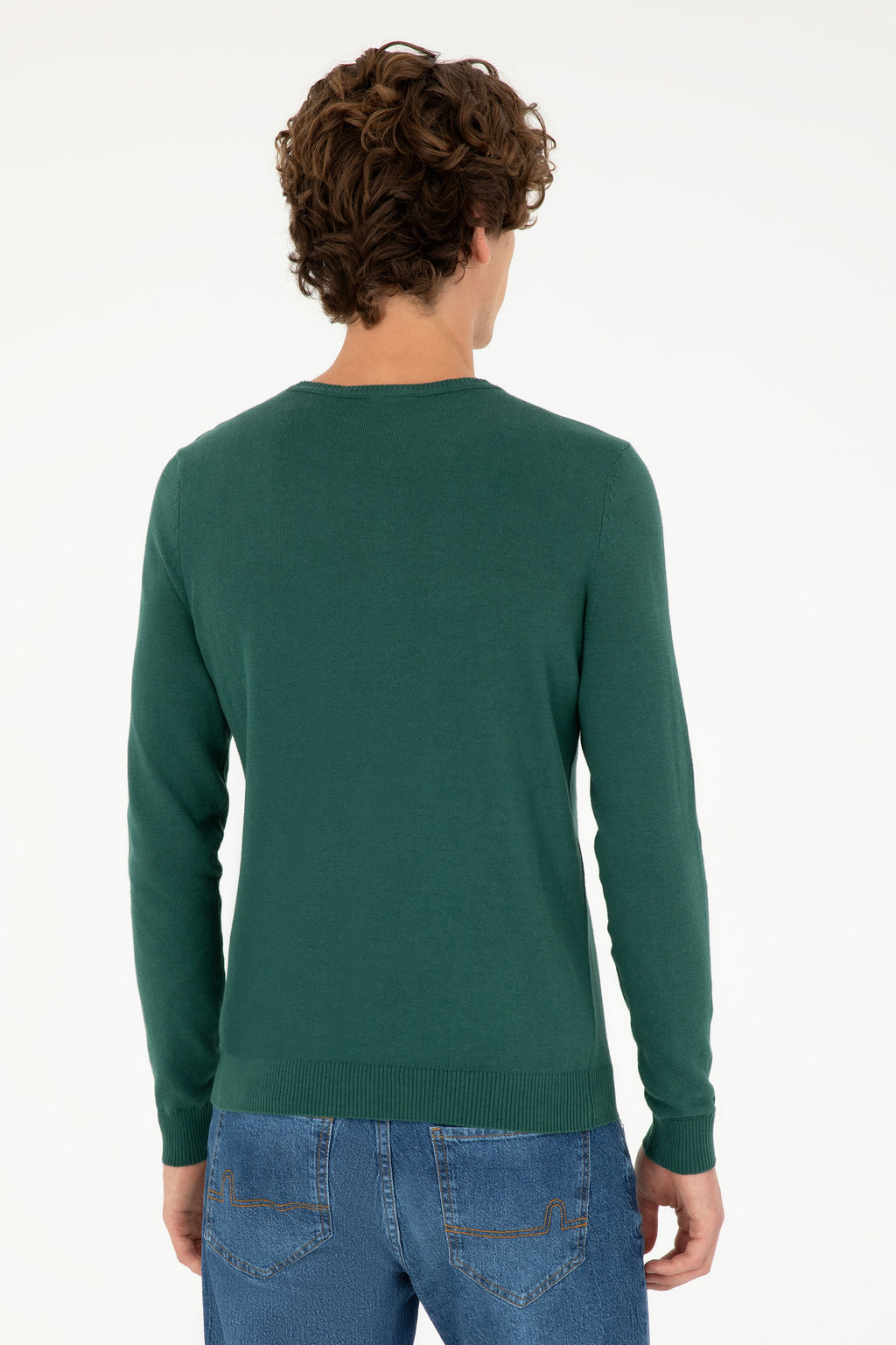 Erkek Koyu YeЕil Basic Kazak - U.s. polo assn фото 5