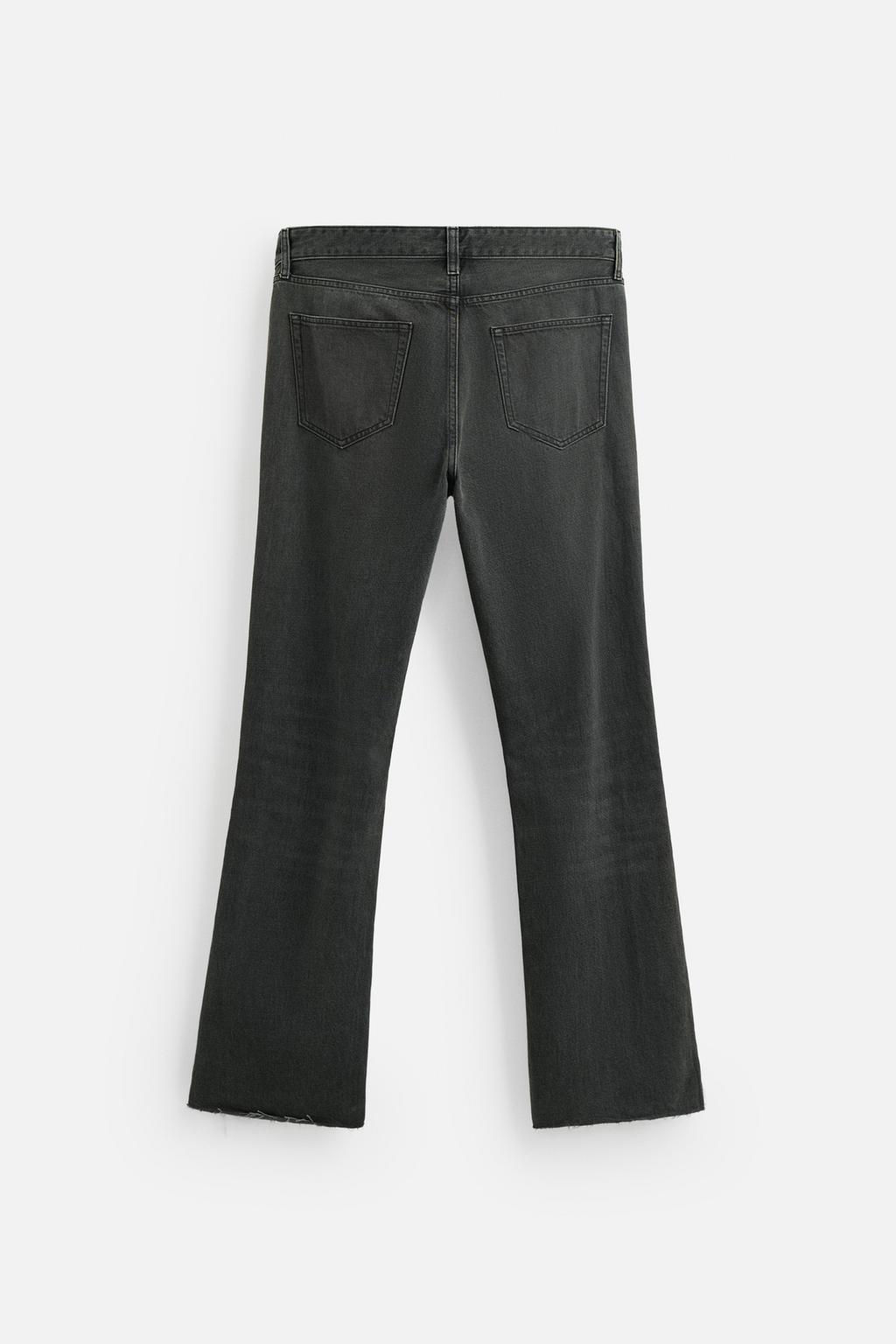 FLARE FIT JEANS WITH ZIPS - Zara фото 8