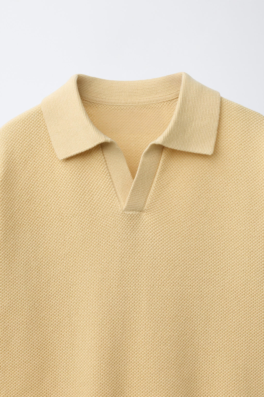 POLO PUNTO PIQU? / Amarillo claro - Zara фото 6