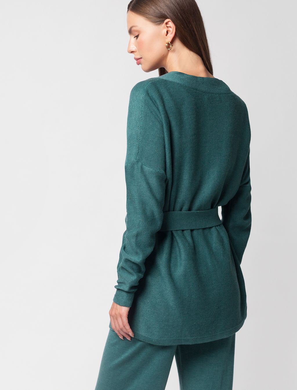 VILATTE / Кардиган из пряжи с шерстью мериноса  фото 3