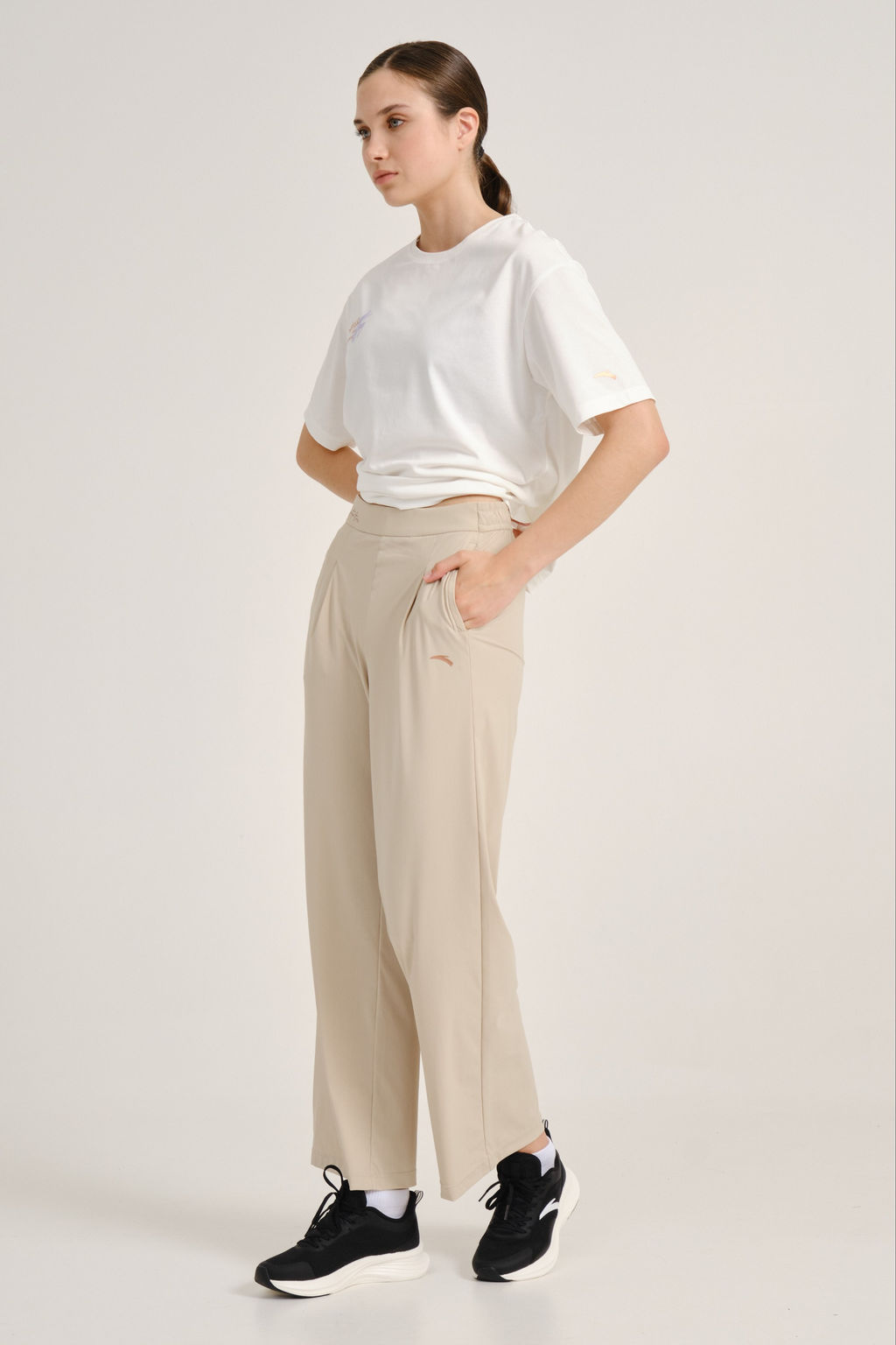 Брюки трикотажные Бежевый - Anta фото 7