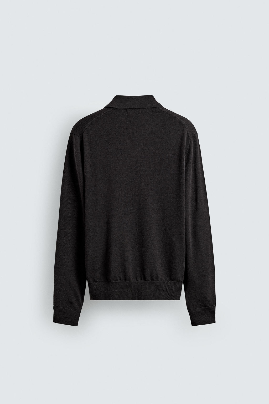 100% WOOL KNIT POLO SHIRT - Zara фото 8