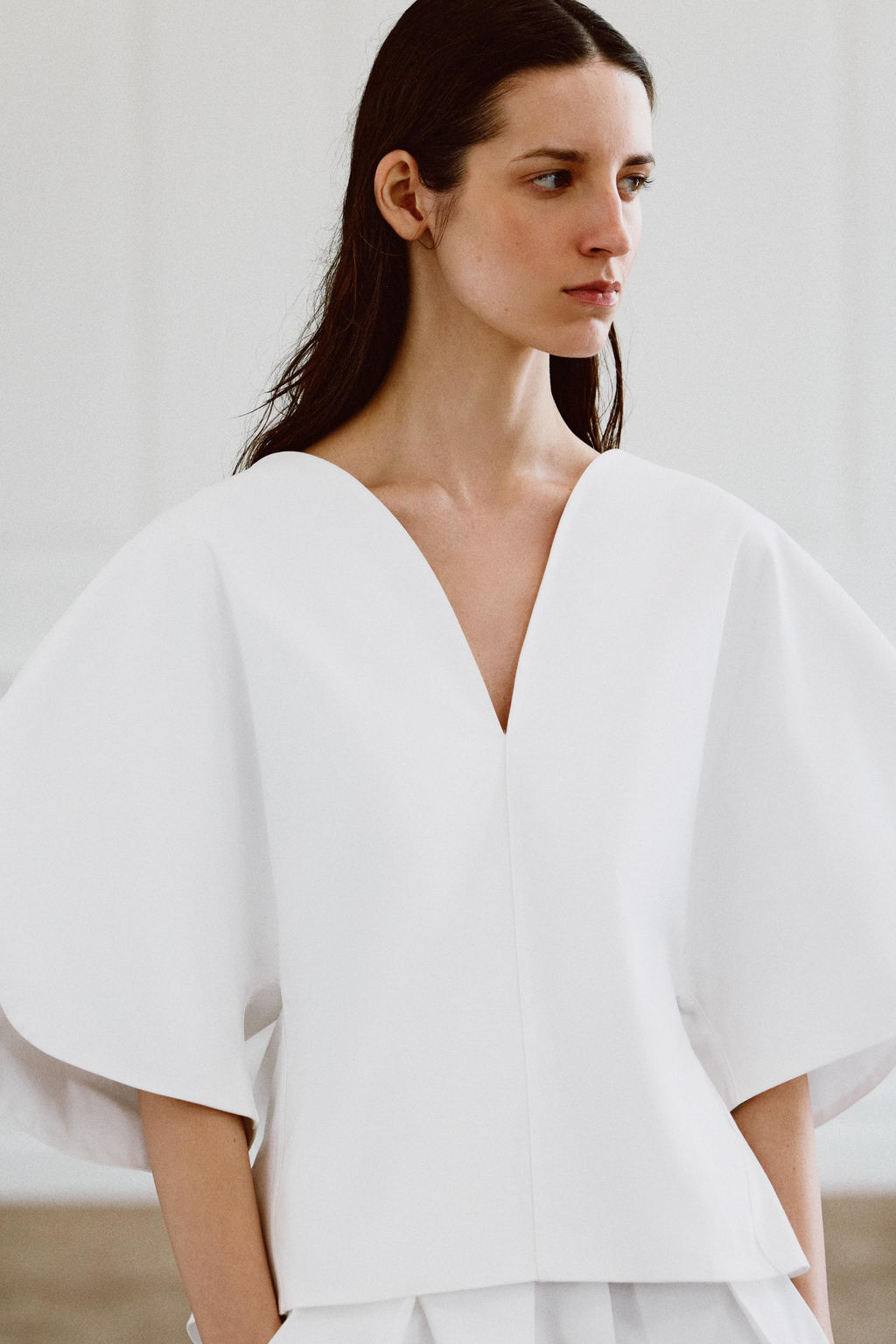 TOP POPEL?N ZW COLLECTION LIMITED EDITION / Blanco - Zara фото 7