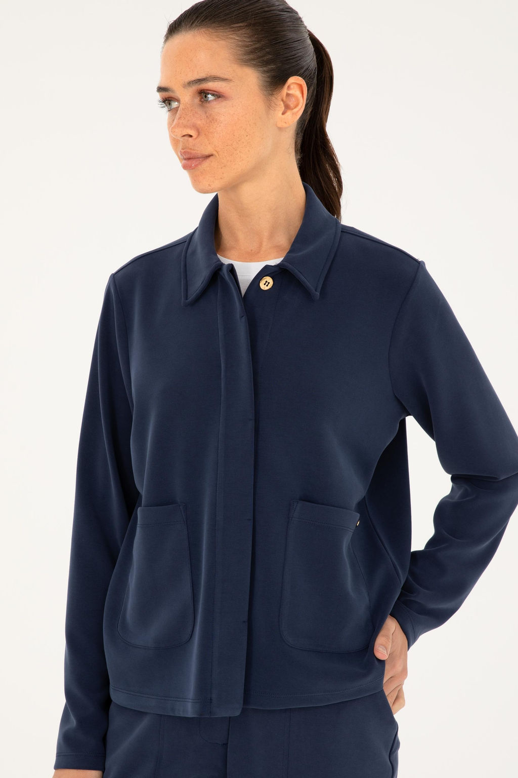 Женский темно-синий свитшот Неожиданная скидка в корзине - U.s. polo assn фото 3