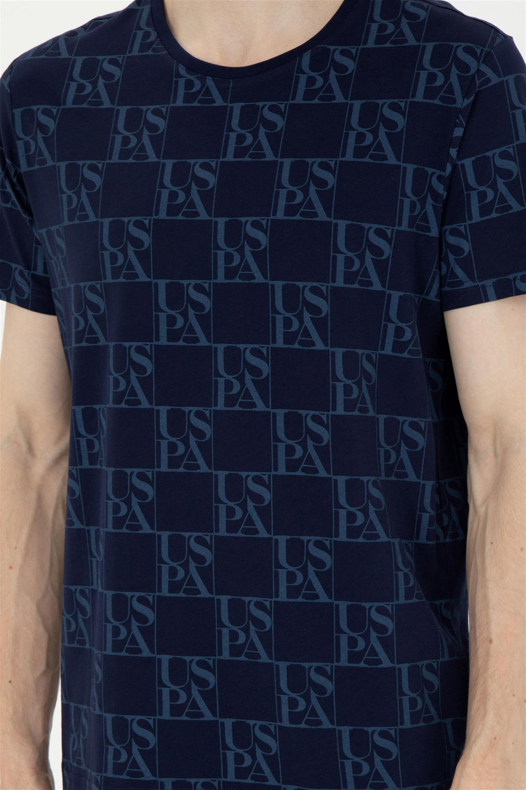 Мужская темно-синяя футболка - U.s. polo assn фото 6