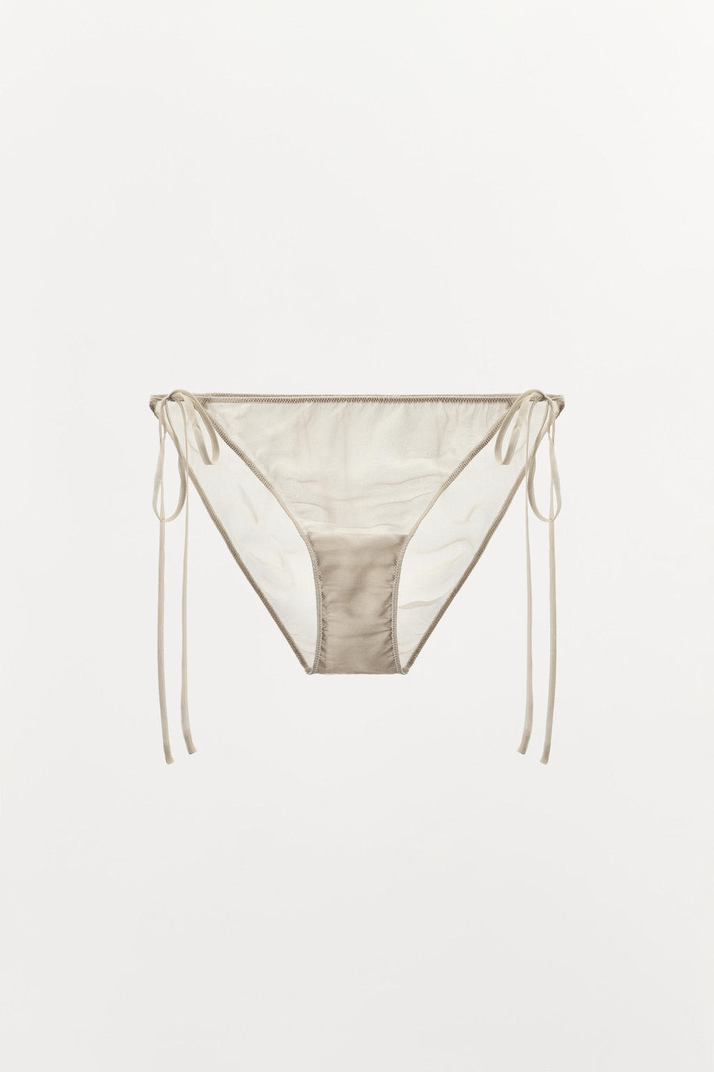 BRAGUITA SEDA 100% LAZADAS / blanco - Zara фото 5