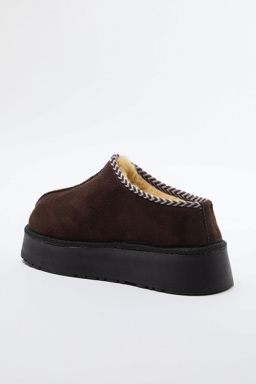 Trendyol Shoes Taba Nak?s Detayl? Ici Kurklu Kal?n Taban Kad?n Bilekte Bot TAKAW25BO00028 - Trendyolmilla фото 11