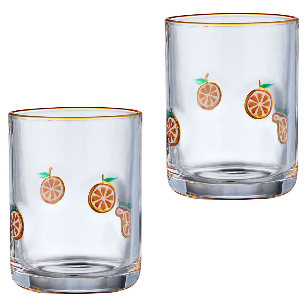 НАБОР СТАКАНОВ FRUITY ORANGE ИЗ 2 ШТ. 400 МЛ