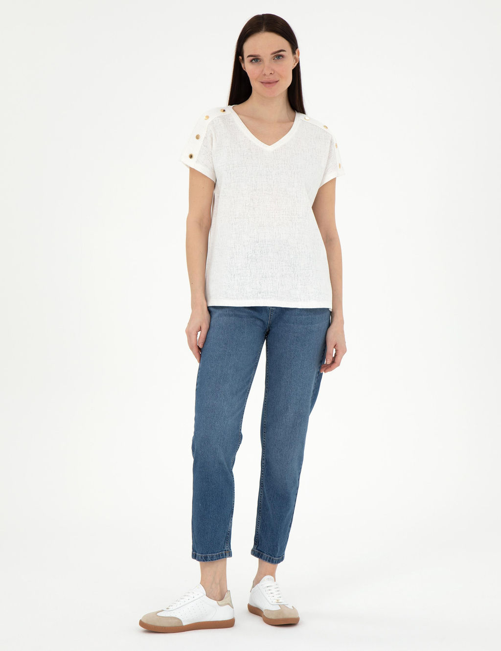 Ekru Regular Fit Ti__rt - Pierre cardin фото 4